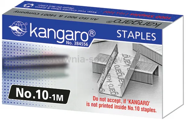 Kangaro Zszywki No. 10-1M, 1000 szt. 