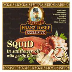 Kalmary W Oleju Z Czosnki.Fjk Giana 80 G