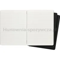 Zestaw 3 Zeszytów Moleskine Cahier Journals Xl (19X25Cm) W Linie, 120 Stron, Czarny - 4