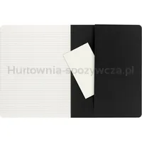 Zestaw 3 Zeszytów Moleskine Cahier Journals Xl (19X25Cm) W Linie, 120 Stron, Czarny - 6