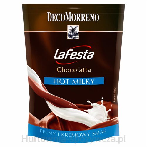 Decomorreno La Festa Chocolatta Hot Milky Napój Instant O Smaku Czekolady Mlecznej 150 G