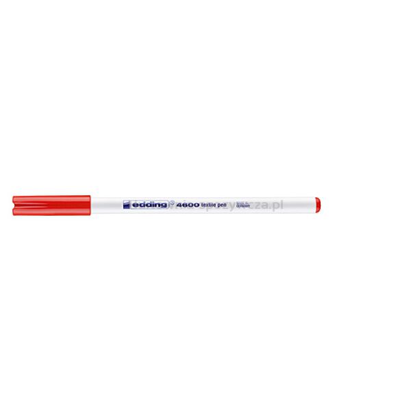 Pisak tekstylny e-4600 EDDING, 1 mm, czerwony - 3