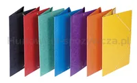 Donau Teczka Z Gumką Preszpan, A4, 390Gsm, 3-Skrz., Czerwona  - 2