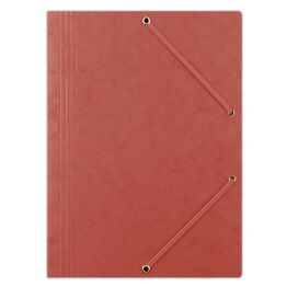 Donau Teczka z gumką preszpan, A4, 390gsm, 3-skrz., czerwona 