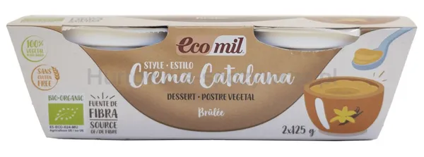 Deser roślinny crema catalana BEZGL. BIO 2 x 125 g