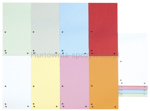 Donau Przekładki Karton 1/3 A4, 235x105mm, 100szt., zielone  - 2