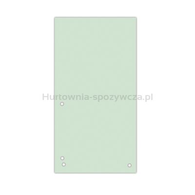 Donau Przekładki Karton 1/3 A4, 235x105mm, 100szt., zielone 