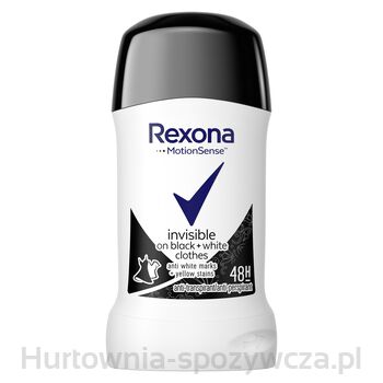 Rexona Invisible Black+White Sztyft 40Ml