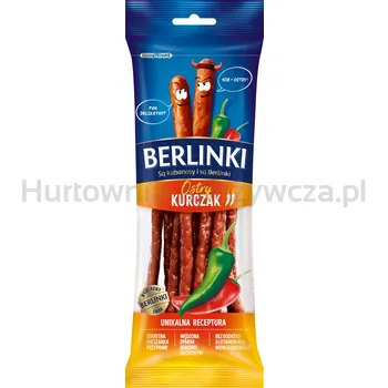 Morliny Kabanosy Berlinki Ostry Kurczak 85g