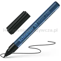 Marker permanentny do tkanin SCHNEIDER Maxx 248 Laundry, okrągły, 1mm, blister, czarny - 3