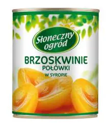 Brzoskwinie Połówki W Syropie Słoneczny Ogród 820 G