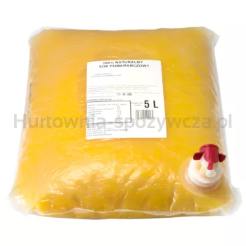 Dolina Czerska Sok NFC pomarańczowy 100% worek 5L