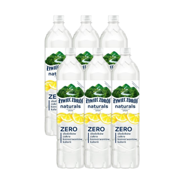 Woda Żywiec Zdrój Naturals Z Delikatną Nutą Cytryny 1,2 L
