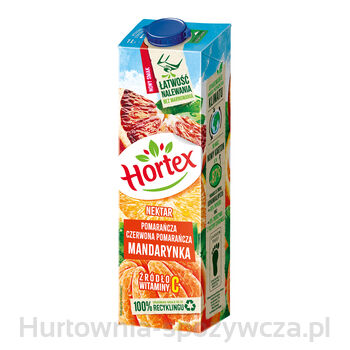 Hortex Pomarańcza-Czerwona Pomarańcza-Mandarynka Karton 1L