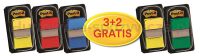 Zakładki indeksujące Post-it® (680-P5), zestaw promocyjny, 25,4x43,2mm, 3x50+ 2x50 GRATIS, mix kolorów