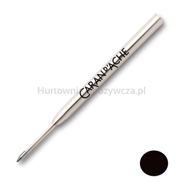 Wkład Caran D'Ache Goliath, do długopisu 849, F, czarny  - 2