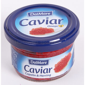 Kawior czerwony Caviar Capelin & Herring Dalmare 75 g
