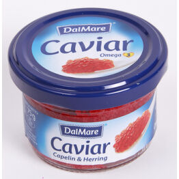 Kawior czerwony Caviar Capelin & Herring Dalmare 75 g