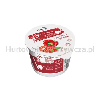 Mlekpol Dip Śmietanowy Z Pomidorami, Papryką I Chili Typu CreMe Fraiche 180G
