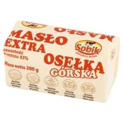 Sobik Masło Extra Osełka Górska 200 G