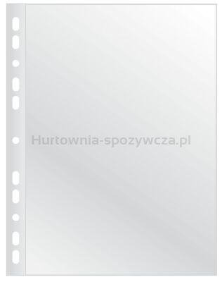 Q-Connect Koszulki na dokumenty PP, A4, krystal, 100mikr., 100szt. 