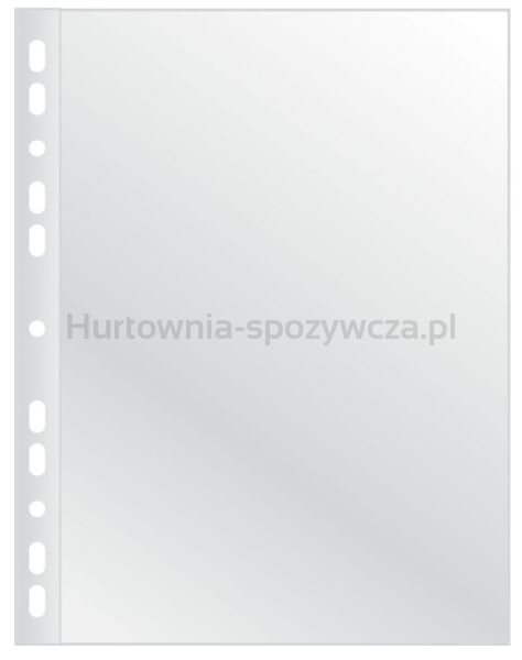 Q-Connect Koszulki na dokumenty PP, A4, krystal, 100mikr., 100szt. 