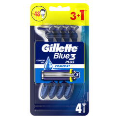 Gillette Blue3 Plus Comfort Maszynki Jednorazowe Dla Mężczyzn 4 Szt.