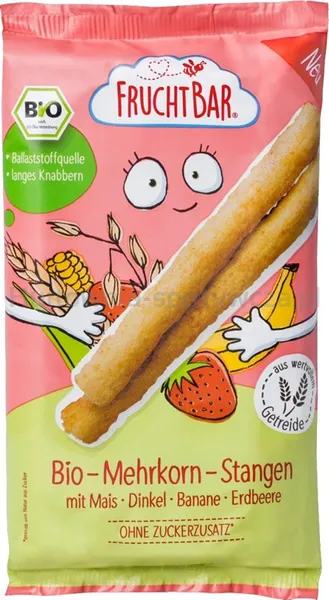 Paluchy wielozbożowe, truskawkowo-bananowe po 8 miesiącu BIO 30 g