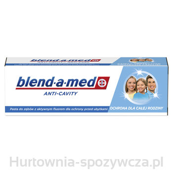 Blend-A-Med Anti-Cavity Pasta Do Zębów Z Aktywnym Fluorem Dla Ochrony Przed Ubytkami 75 Ml
