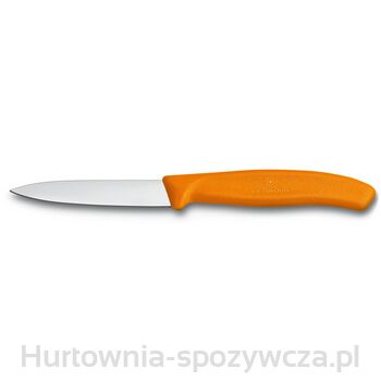 Nóż do jarzyn, ostrze gładkie 8 cm pomarańczowy Victorinox