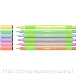 Cienkopis Schneider Line-Up Pastel, 0,4Mm, 6 Szt, Pudełko Z Zawieszką - Mix Kolorów