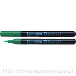 Marker Olejowy Schneider Maxx 271, Okrągły, 1-2 Mm, Zielony