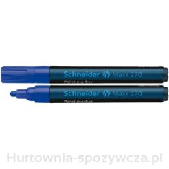 Marker Olejowy Schneider Maxx 270, Okrągły, 1-3 Mm, Niebieski