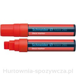 Marker Kredowy Schneider Maxx 260 Deco, 5-15 Mm, Czerwony